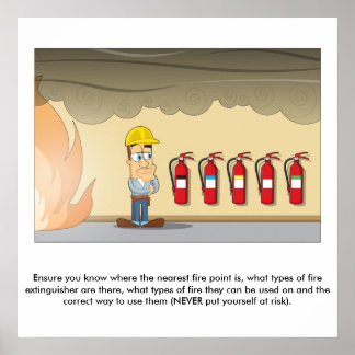 Brandsicherheit 02 poster