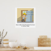 Brandsicherheit 03 poster (Küche)