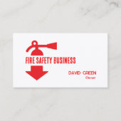 Brandsicherheitsmaßstab QR Visitenkarte (Vorderseite)