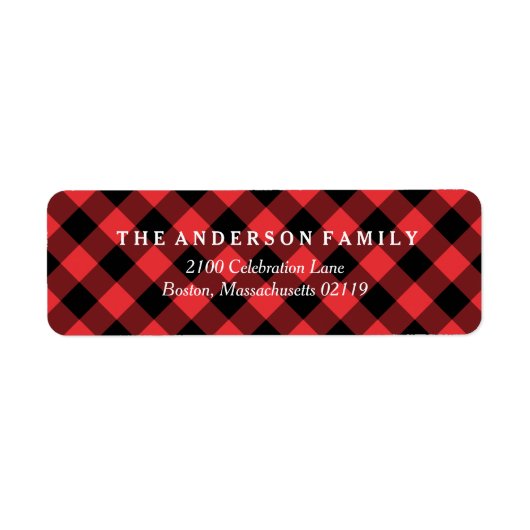 Brandside-Rücksendeadresse (Vorne)