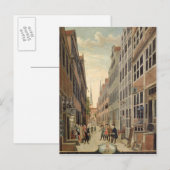 Brandstbreite in Hamburg, 1775 Postkarte (Vorne/Hinten)