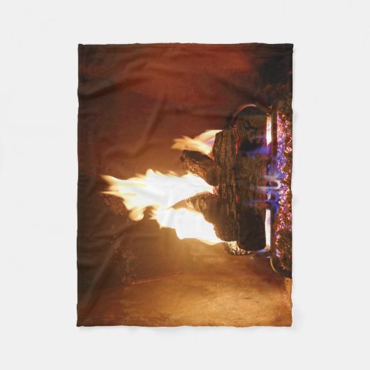 Brandstelle Fleecedecke (Vorderseite)