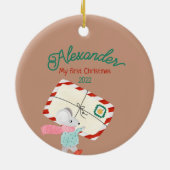 Brandstelle Keramik Ornament (Hinten)