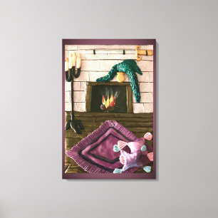 Brandstelle Leinwanddruck