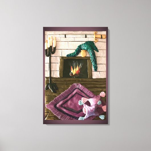 Brandstelle Leinwanddruck (Vorderseite)