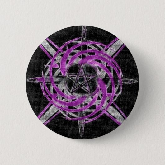 Brandstern Lila Button (Vorderseite)