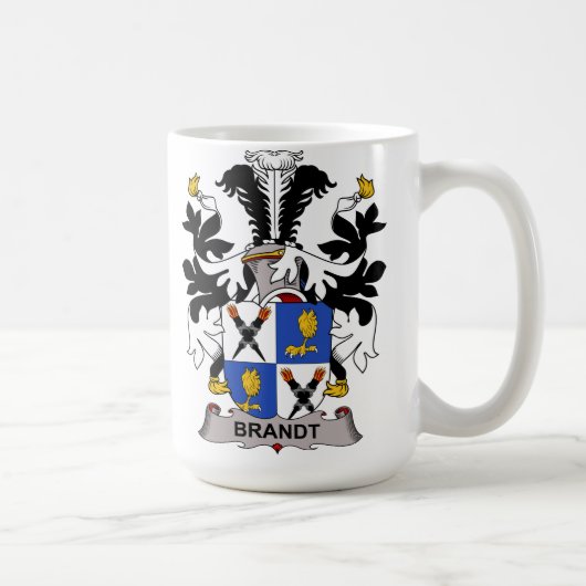 Brandt-Familienwappen Kaffeetasse (Rechts)