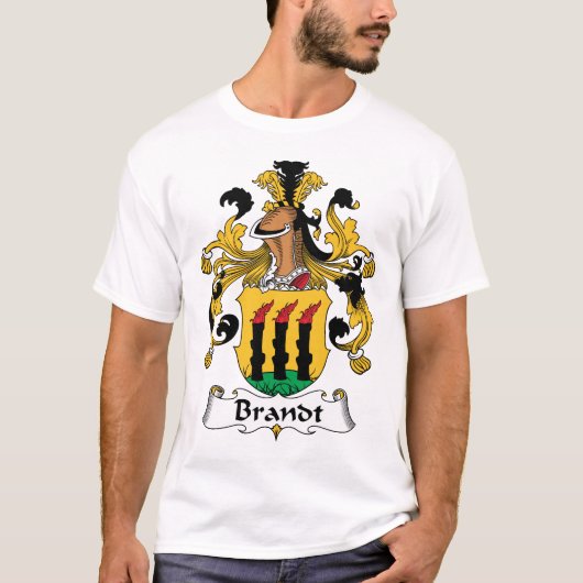 Brandt-Familienwappen T-Shirt (Vorderseite)