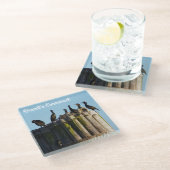 Brandts Kormorant Glasuntersetzer (Schrägansicht)