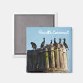 Brandts Kormorant Magnet (Vorderseite/Rückseite)