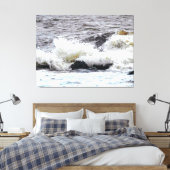 Brandung an Felsküste Leinwanddruck (Insitu (Schlafzimmer))