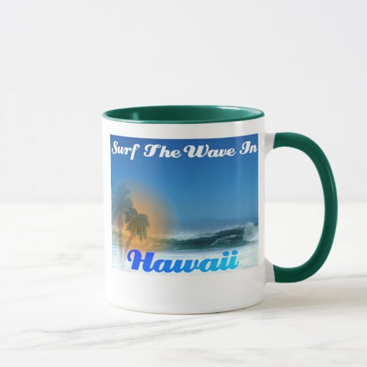Brandung Hawaii Tasse (Rechts)