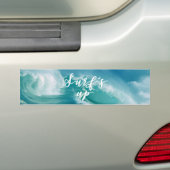 Brandung herauf | Spaß-Typografie u. Zitat Autoaufkleber (Auf Auto)