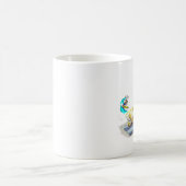Brandung Hund Kaffeetasse (Mittel)
