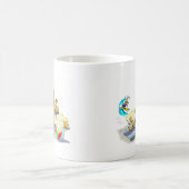 Brandung Hund Kaffeetasse (Mittel)