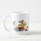 Brandung Hund Kaffeetasse (Links)