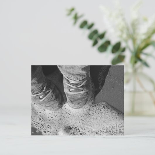 Brandung n beschuht Postkarte (Stehend Vorderseite)