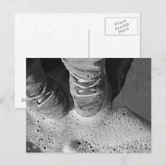 Brandung n beschuht Postkarte (Vorne/Hinten)