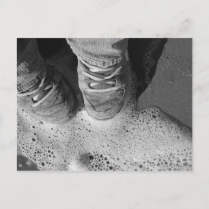 Brandung n beschuht Postkarte