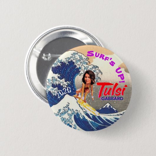 Brandung oben! Tulsi 2020 Button (Vorne & Hinten)