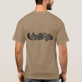 Brandung Pareau hawaiisches Hibiskus-Band-T-Shirt T-Shirt (Rückseite)