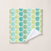 Brandung Shackhexagon-Badtuch-Set Badhandtuch Set (Waschlappen)