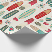 Brandungen oben in den fünfziger Jahren Geschenkpapier (Ecke)