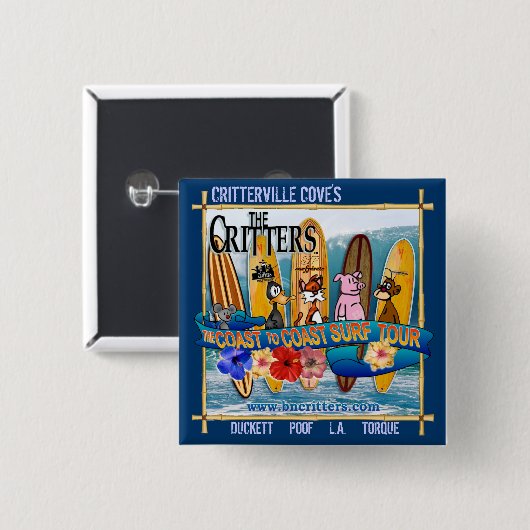 Brandungs-Ausflug-Knopf Button (Vorne & Hinten)