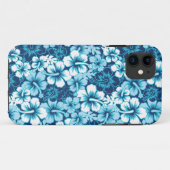 Brandungs-BlumenHibiskus-Muster Case-Mate iPhone Hülle (Rückseite (Horizontal))