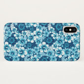 Brandungs-BlumenHibiskus-Muster Case-Mate iPhone Hülle (Rückseite (Horizontal))