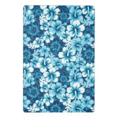 Brandungs-BlumenHibiskus-Muster Mini Klemmbrett (Rückseite)