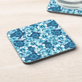 Brandungs-BlumenHibiskus-Muster Untersetzer (Linke Seite)