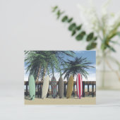 Brandungs-entspannende Postkarte (Stehend Vorderseite)