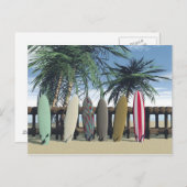 Brandungs-entspannende Postkarte (Vorne/Hinten)