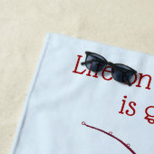 Brandungs-Fischen Strandtuch (Beispiel)