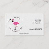 Brandungs-Flamingo LLC Visitenkarte (Rückseite)