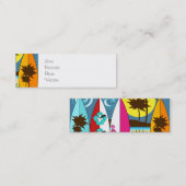 Brandungs-Geschäfts-surfende Mini Visitenkarte (Vorne/Hinten)