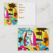 Brandungs-Geschäfts-surfende Visitenkarte (Vorne/Hinten)