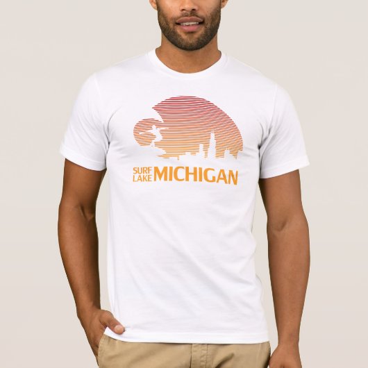 Brandungs-Michigansee! T-Shirt (Vorderseite)