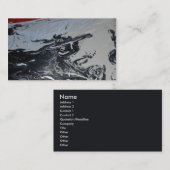 "Brandungs-Monster " Visitenkarte (Vorne/Hinten)