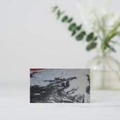 "Brandungs-Monster " Visitenkarte (Stehend Vorderseite)