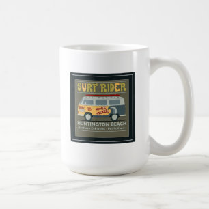 Brandungs-Reiter-Huntington Beach Plakat Kaffeetasse