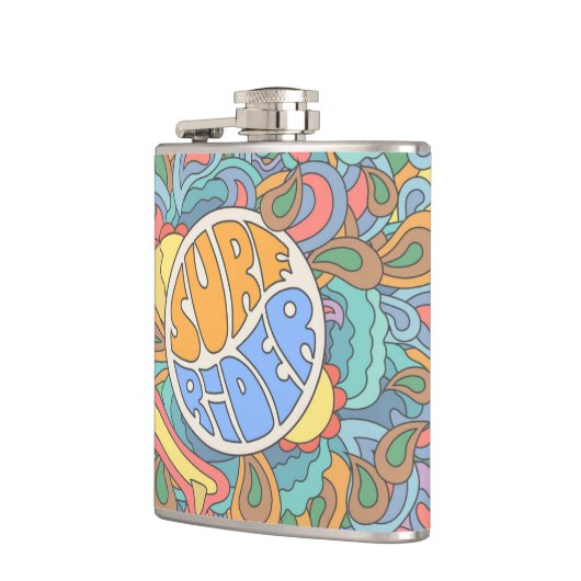 Brandungs-Reiter-Muster Flachmann (Links)