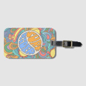 Brandungs-Reiter-Muster Gepäckanhänger (Vorderseite (Horizontal))