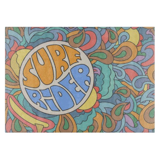 Brandungs-Reiter-Muster Schneidebrett (Vorderseite)