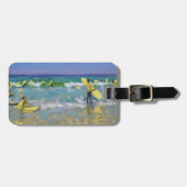 Brandungs-Schule in St. Ives Gepäckanhänger (Vorderseite horizontal)