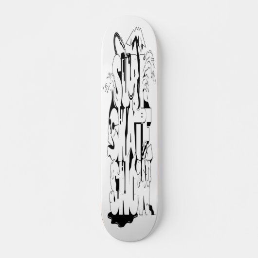 Brandungs-Skate-SchneeSkateboard Skateboard (Vorne)