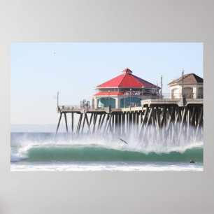 Brandungs-Stadt Huntington Beach Ca Poster