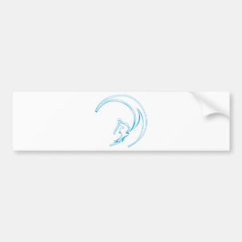 Brandungs-Strom Autoaufkleber