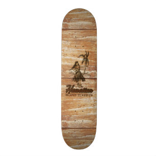 Brandungshack-hawaiisches Imitat hölzern Skateboard